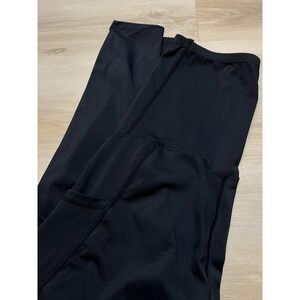 POSHDIVAH Leggings Womens Small Black Maternity High Rise Skinny Leg